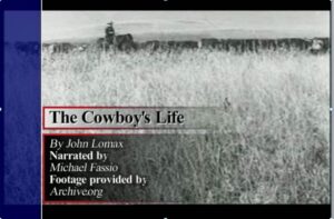 A Cowboy's Life ballad